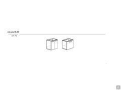 Scheme of the models available for the Atlantic basin base unit p.50 cm, in one width and height but in two versions: with double hinged door or with single drawer