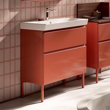 Bathroom cabinet with reduced depth cm p.37 Atlantic Consolle