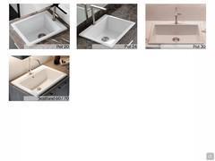 Washbasins available for the Oasis laundry storage unit - Part 2/2