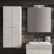 Atlantic bathroom wall unit - h.119,3 - in the 262 Ghadira resin-effect melamine finish