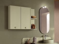 Frame hanging wall cabinet for bathroom