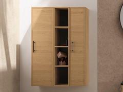 Single door wall unit block with height 125 cm combined with the open wall unit