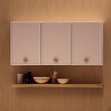 Frame hanging wall cabinet for bathroom