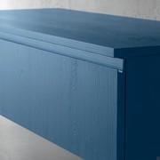 Matt lacquered Atlantic top on Cross melamine, matching the base on which it is placed