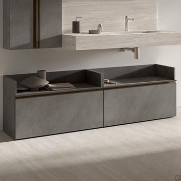 Base unit for bathroom with reduced depth Atlantic p.37