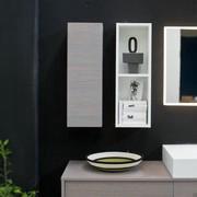 Atlantic modern bathroom wall unit combined with open wall unit