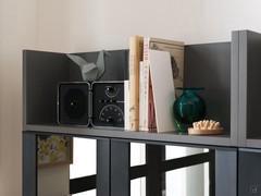 Atlantic / Frame display cabinet combined with the shelf with backrest from the collection of the same name