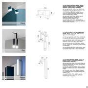 Rectangular bathroom mirror with spotlights Quadra - Spotlight models available