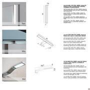 Rectangular bathroom mirror with spotlights Quadra - Spotlight models available