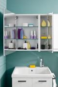 Simply bathroom mirror with storage compartment - cm 70