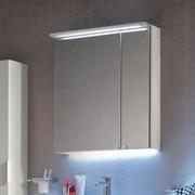 Simply bathroom mirror with storage compartment