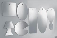 Custom bathroom mirror Julius - examples of shaped models with custom design