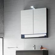 Stocky bathroom mirror with cabinet