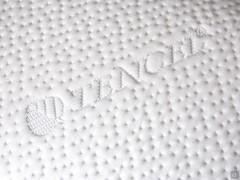 Detail of the Tencel cover made of natural origin