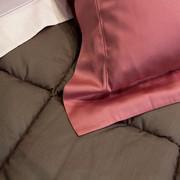 BonneNuit satin pillowcase with hem à jour