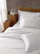 Elegant duvet cover set in White Satin, available in many other colours