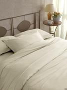 Elegant duvet cover set in cream satin, available in many other colours