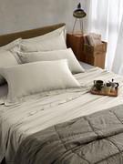 Made-to-measure linen set in No Iron Linen for single, double, king-size and full-size beds