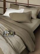 No Iron Linen duvet cover set here proposed in a palette of sand tones