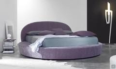 Satellite modern round bed with storage box