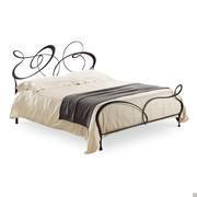 Ghirigori modern iron bed with footboard