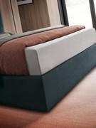 Detail of Smart bed frame, which can also be equipped with storage box