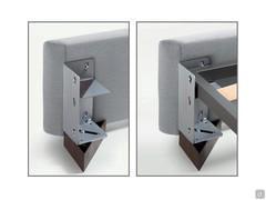 Corner support set available for models without storage box (with Smart bed frame only)