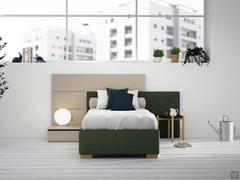 Composition with panelling panels and Jolly backrest combined with single bed