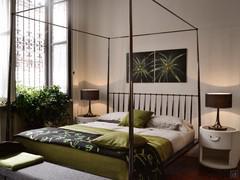 Iron bed with canopy Urbino by Cantori