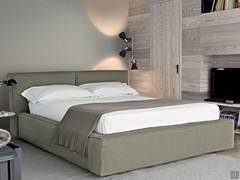 Glamis soft upholstered bed with large headboard cushions is perfect for modern bedrooms