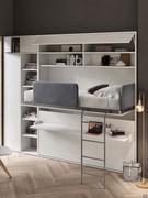 With the Slot foldaway bunk bed, you can also open just one of the two beds and maintain a study space with a desk underneath