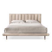 Mirage bed by Cantori upholstered in Nubuck leather