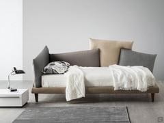 Modern design single bed Picabia by Bonaldo