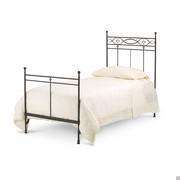 Sirolo single country chic iron bed by Cantori