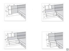 Example of the lining up of the wall panels with the open compartments