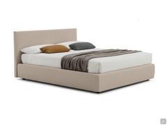 Upholstered double bed Sirio with bed frame h.29