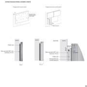 System for attaching the California panels to the walls and for fixing the shelving units