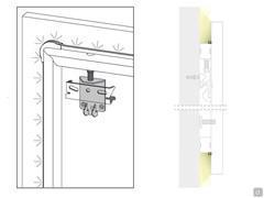 Suspended accessories for Freeport bed paneling - LED perimeter frame diagram