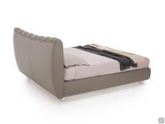 Rear view of Amanda bed with curved headboard