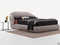 Storage bed with wrap-around headboard Kalin