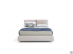 Tampa upholstered bed with built-in storage and cushions