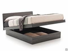 Bed Marlin in the model with simple riser storage box. Fossil eukalipto veneer finish.