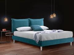 MilleLetti bed with applied cushions and a 17 cm high bed frame (feet not available)