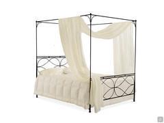 Lacquered iron canopy bed Raphael by Cantori (canopy sheet not available)