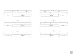 Modularity asymmetrical projecting headboard on single side - left side and right side