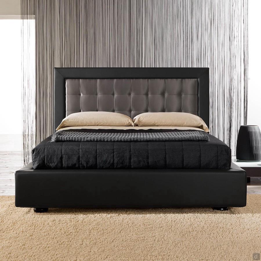 Arabesque upholstered storage bed