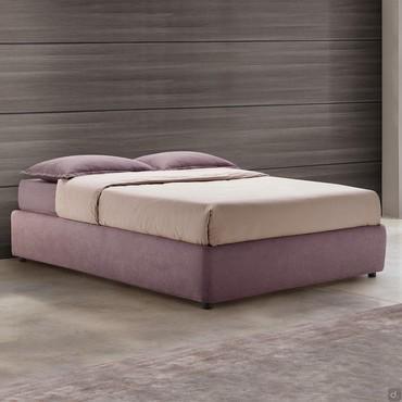 Upholstered bed frame without headboard Osaka Sommier