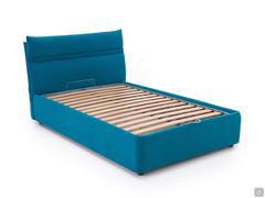 Detail of Lesley double bed with standard 120 x 200 cm slatted frame