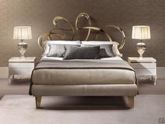 Matching complete bedroom with bedside tables and bed with upholstered bed frame J'Adore