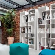 A pair of single-colour Abaco bookcase